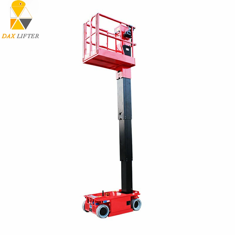 Good Standard Small Size Aerial Work Battery Telescopic Lifting Jack for Sale