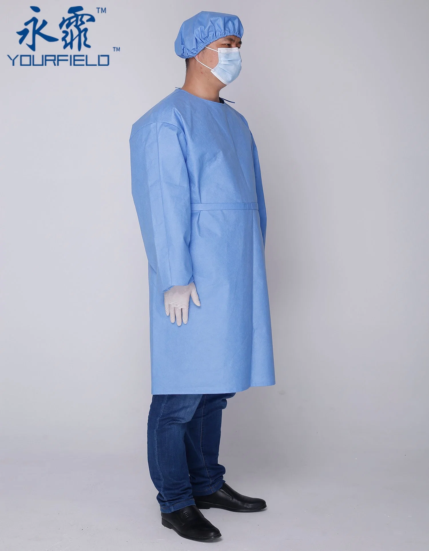 High quality/High cost performance  Medical SMS Disposable Surgical Gown for Hospital