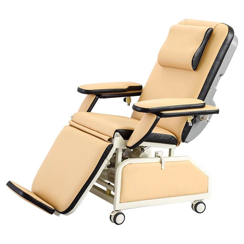 Comfortable Hospital Furniture Adjustable Blood Donation Chair Medical Electric Hospital Dialysis Chair (UL-22MD65)