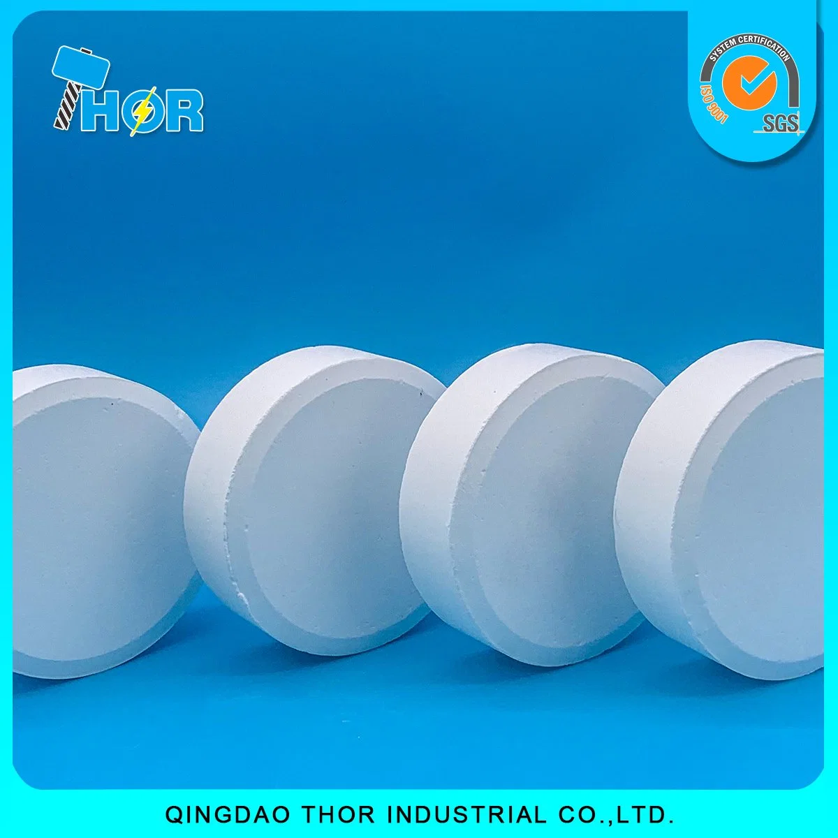 Factory Direct Sales, No Agency Fees. Swimming Pool Disinfectant Trichloroisocyanuric Acid TCCA 90% Tablets.