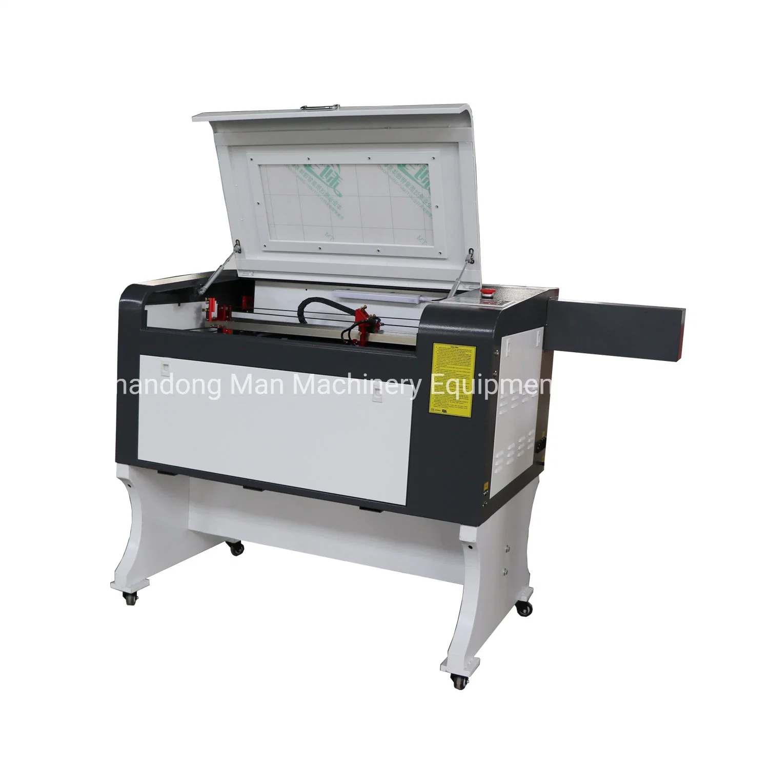 CO2 Laser-Typ Mylar Schablonen Veneer Sperrholz Laser-Schneidemaschine Mit CE FDA