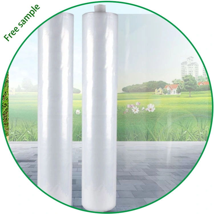 Gases com efeito de 200 Mícron película plástica película PE resistente a UV Clear Green House Folha de plástico