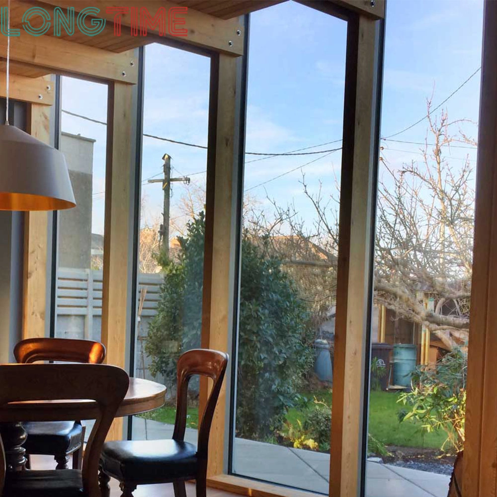 Housing Aluminium Alloy Frame Large Double-Glazed Fixed Landscape Window Wholesale