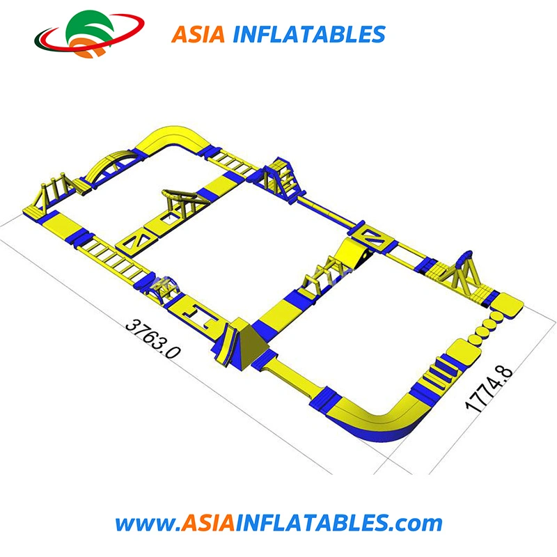 Parque Acuático personalizado de flotación inflable parque acuático Aqua Park