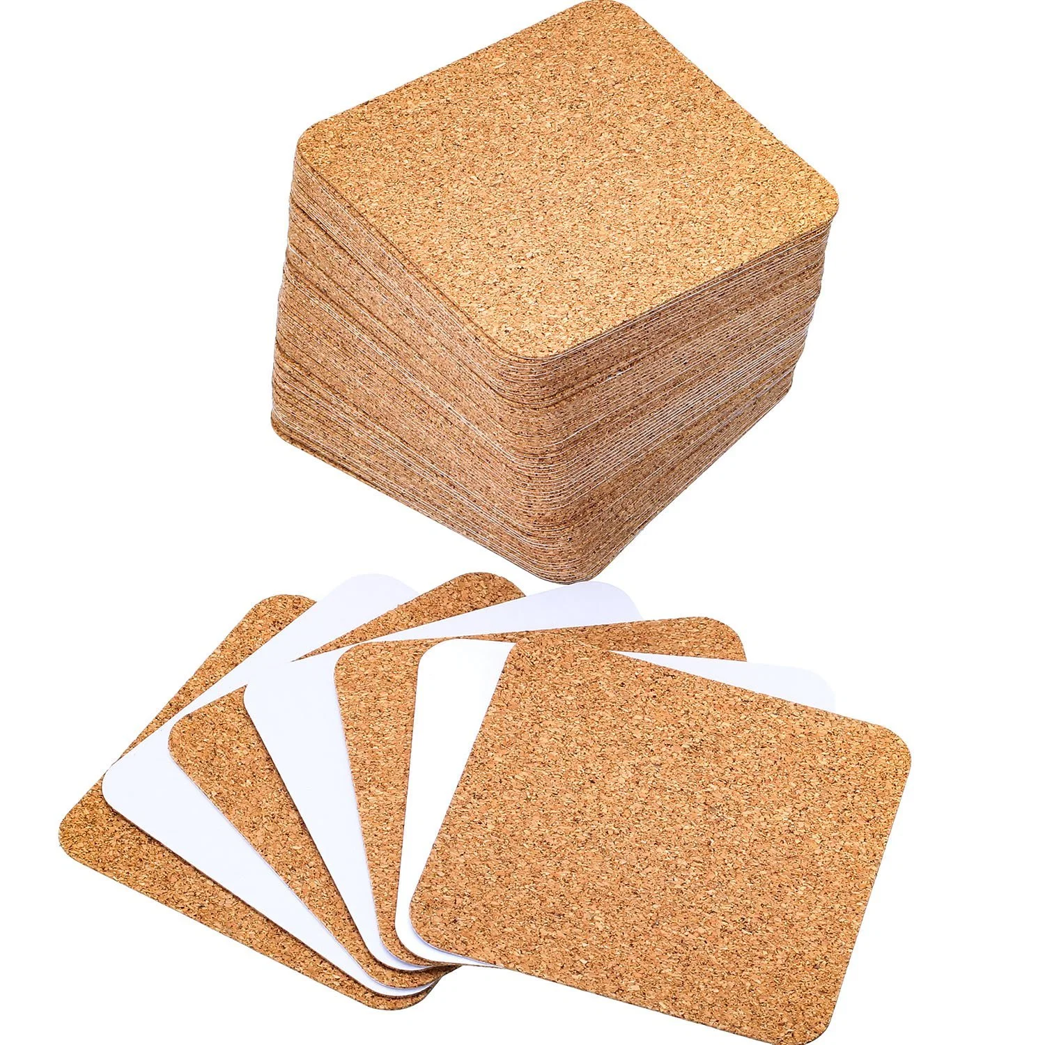 3m 9448 Autoadhesivos Adhesivo Pegatina Cork Cork personalizada Troqueladas círculos de los discos de puntos de la almohadilla de calor la decoración de muebles