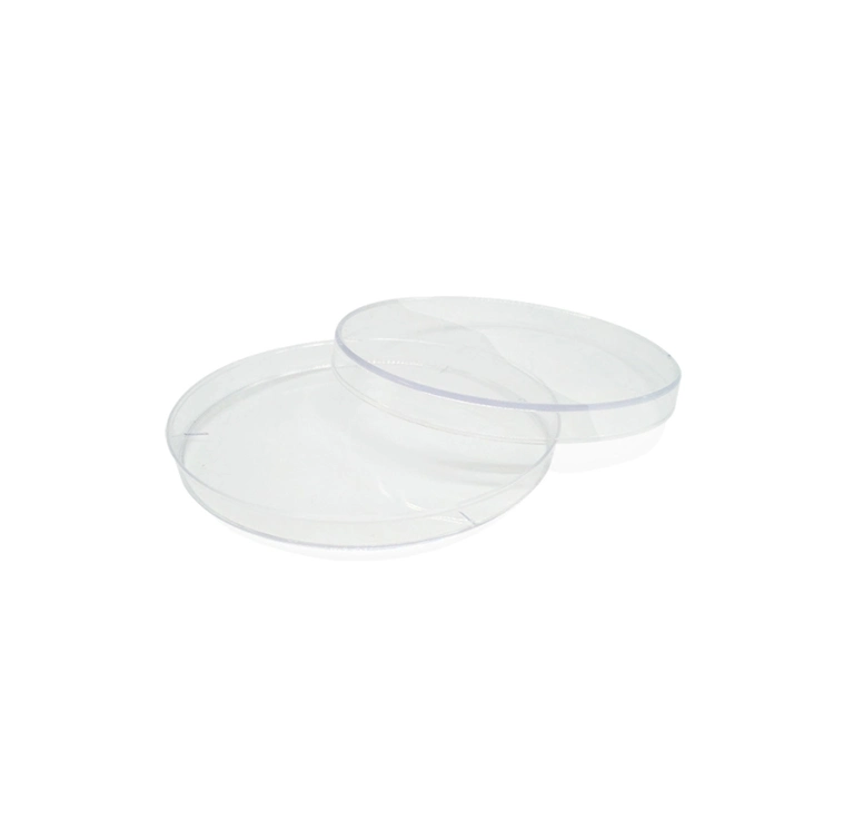 Sterile Plastic Polystyrene Petri Dish 90mm 3 Rooms