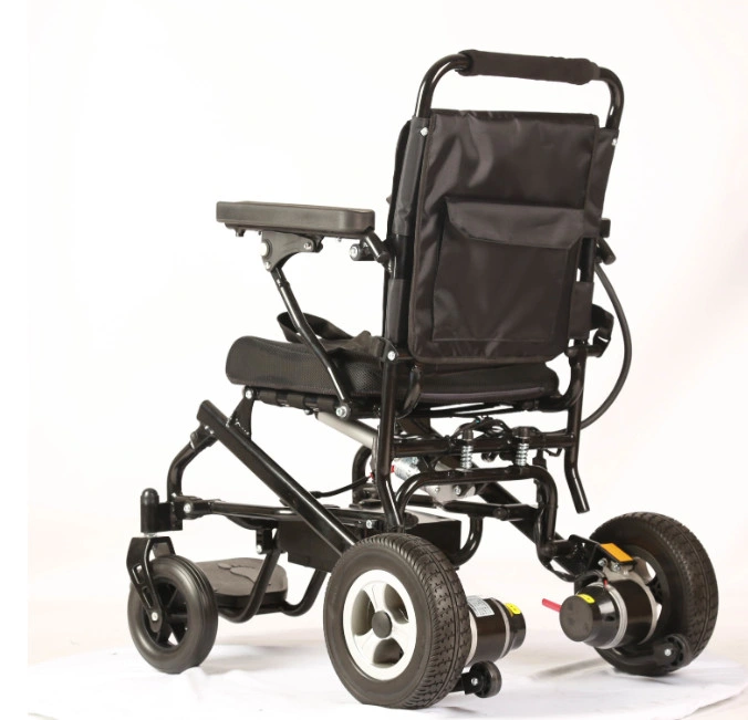 2020 Hot Sale Aluminium Light and Foldable Power Mobility Lithium Battery Electric Wheelchair