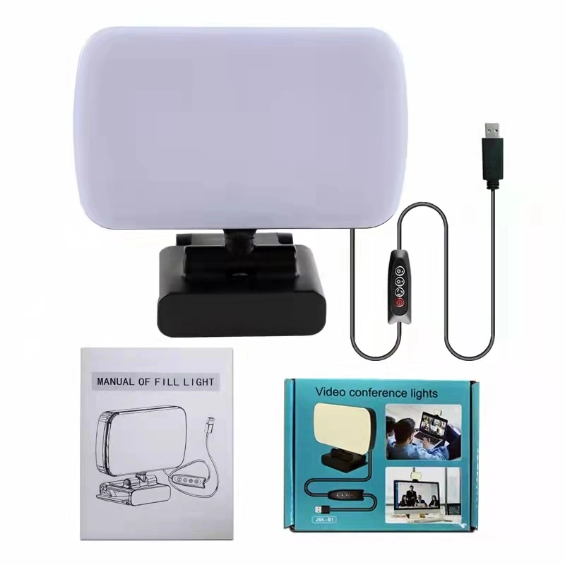 Smart Phone Video Microphone Kit, Video Conference Lighting Vlog Kit, Fill Light