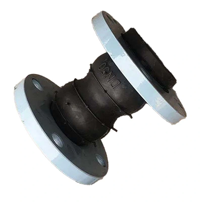 Pipe Connector Two Ball Type Rubber Joint with 316 Stainless Steel Flange