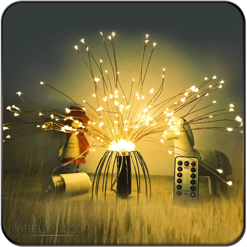 Outdoor Urlaub Dekorative Navidad Starburst Feuerwerk Licht