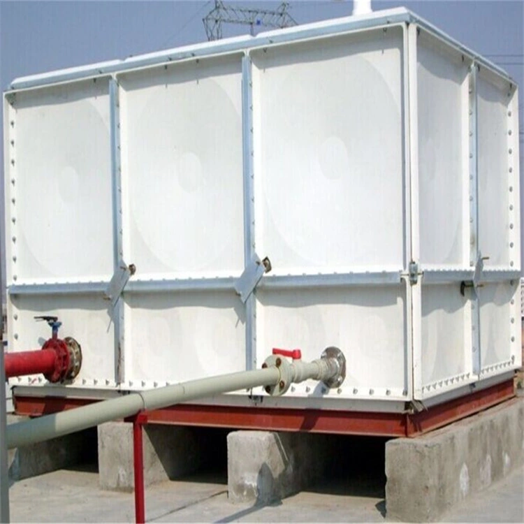 Combined Modular FRP SMC Pressed Sectional Water Storage Tank 10m3 100m3 500m3