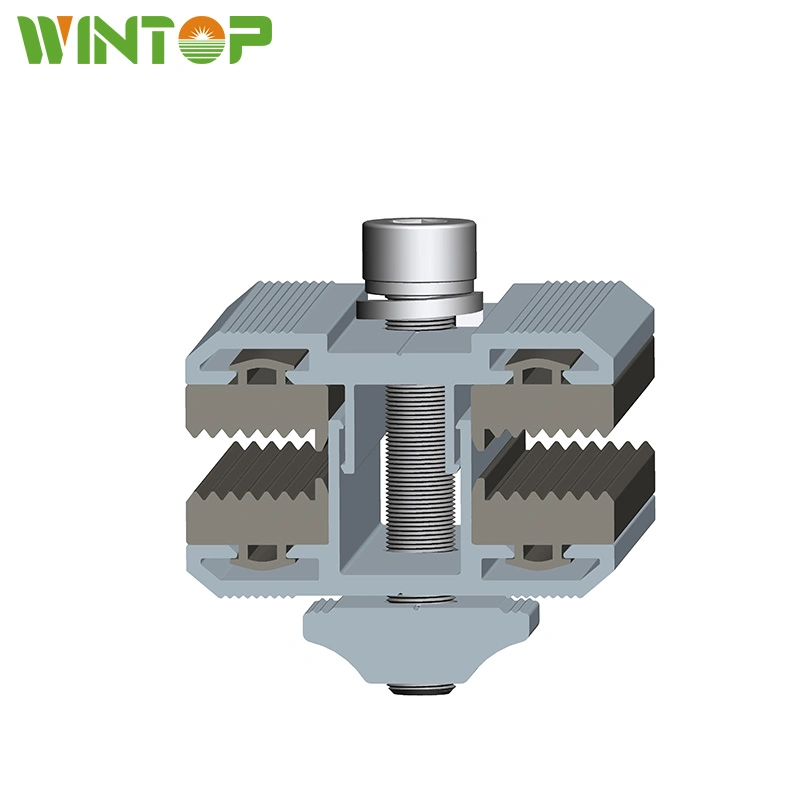 Panel solar Racking componente película fina ABRAZADERA MID