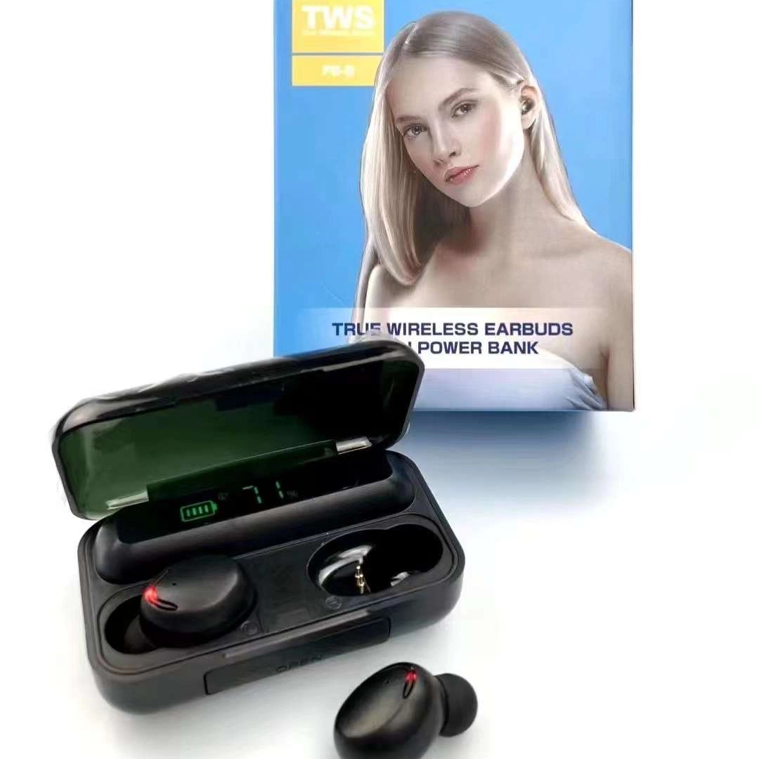 F9 5c écouteurs TWS 5.0 F9 5c sans fil Bluetooth Casque jeu 9d'oreillettes stéréo mini casques étanches Sports affichage LED