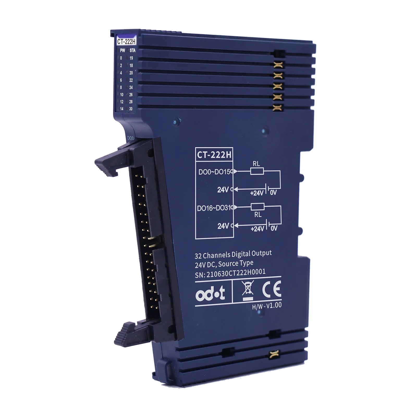 Solución de sistema remoto de Io Io Módulo para Siemens Plc, la entrada digital, 32 CH, de origen 24VDC/0.5A, 34pin conector macho