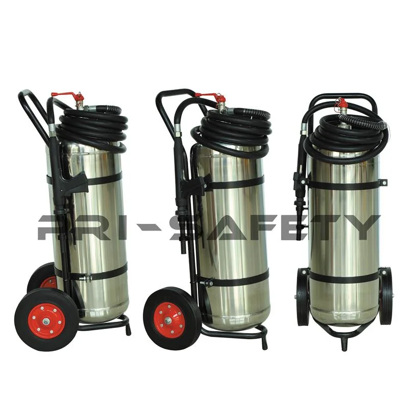 25L 50L 75L 100L SUS304 Stainless Steel Trolley Fire Fighting Equipment Fire Extinguisher Wholesale/Supplier From Manufacturer