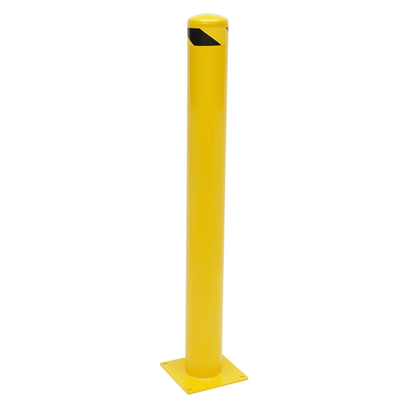 Poste de sécurité temporaire amovible en acier de la circulation routière barrière Parking Bollard