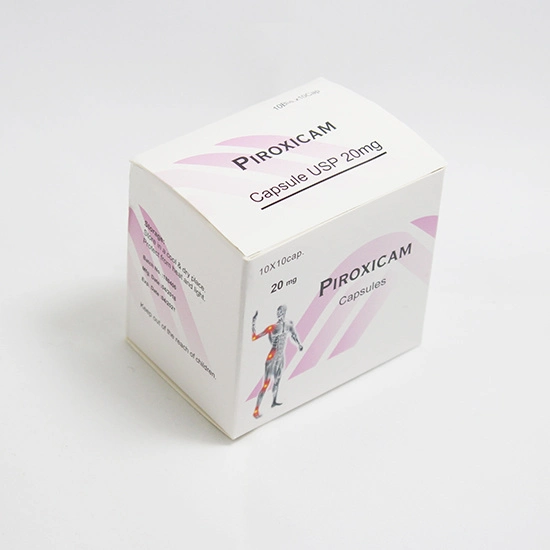 Piroxicam Cápsulas Medicamento Anti-inflamatório com OEM.