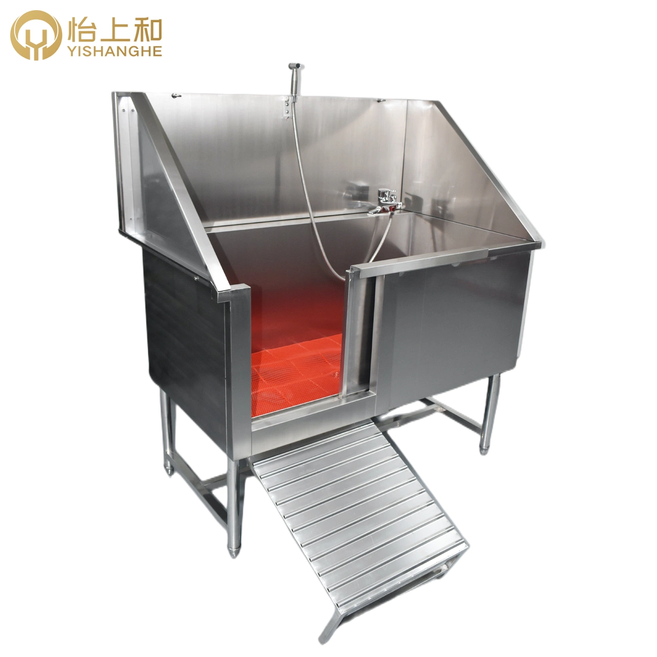 Pet SPA Veterinary Clinic Stainless Steel Sink Animal Bathing Pool Cleaning Tank