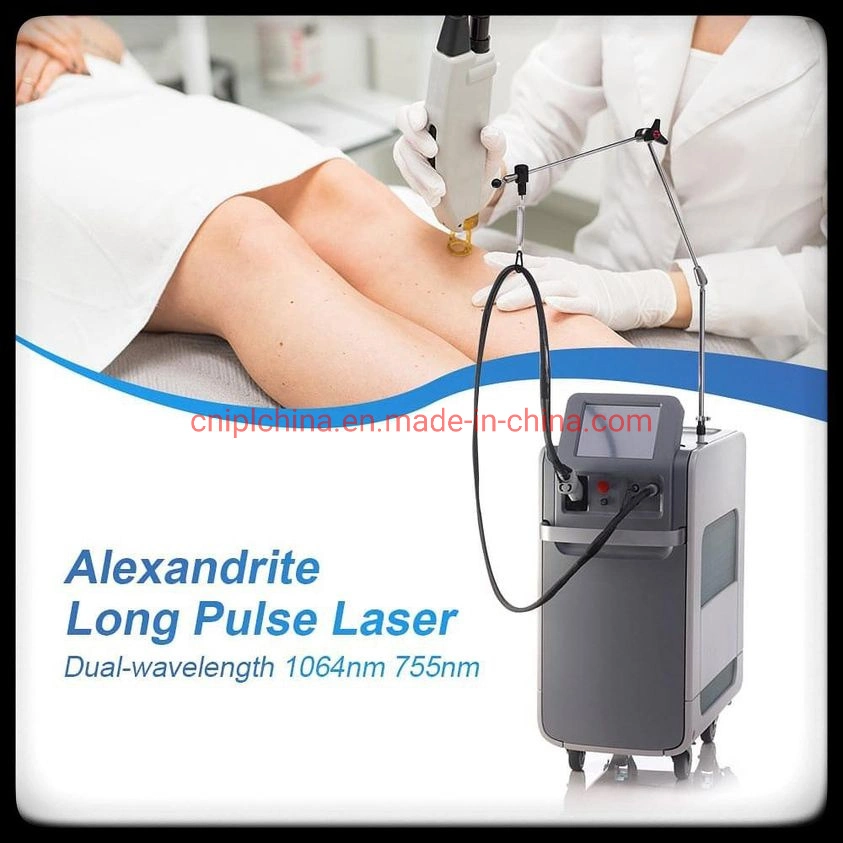 Alex 755nm Ow-G4 ND YAG 1064 Laser Alexandrite Laser Hair Máquina de remoción para el salón