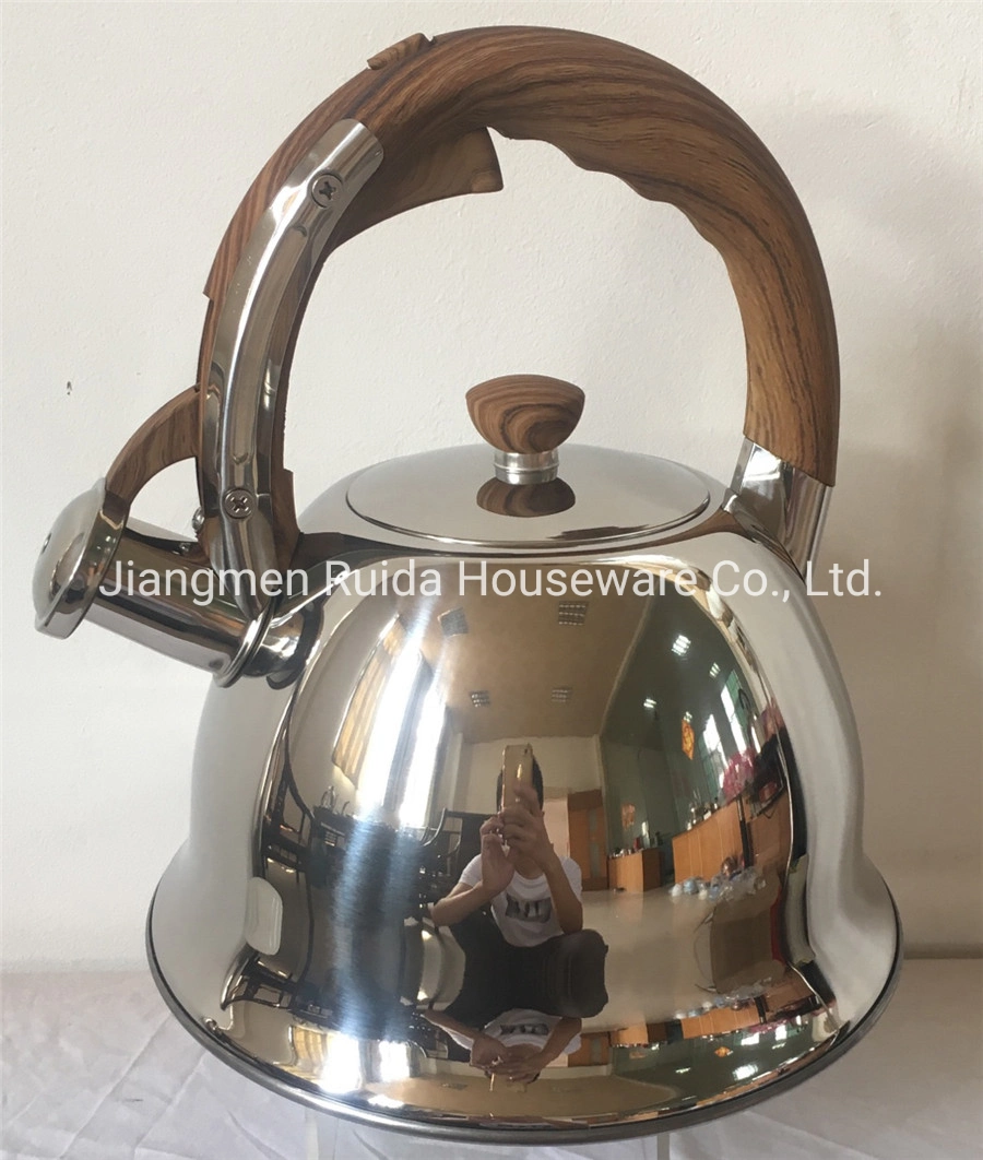 Manufacturer for 3.0L Stainless Steel Whistling Tea Kettle in Soft Touch Handles Teapot in Big Capacity