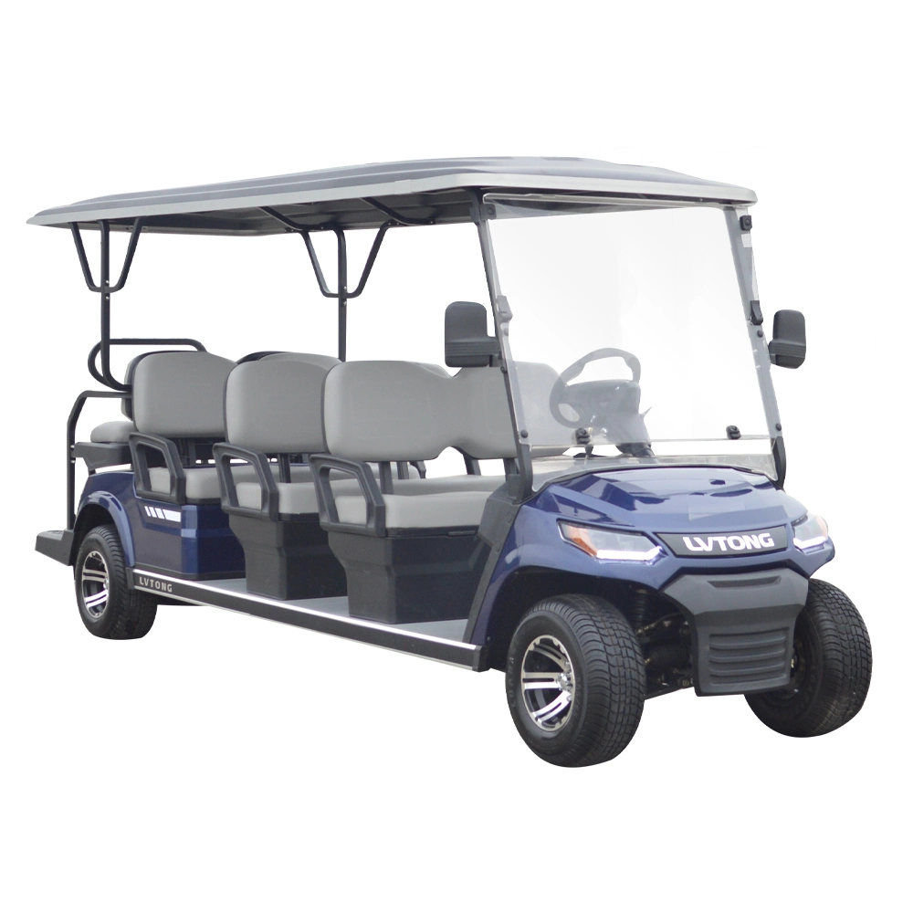 8 Seaters Electric Sightseeing Golf Cart with All Aluminum Alloy Floor