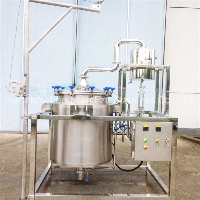 China Sanitary Stainless Steel Hot Reflux Aromatic Oil Vacuum Concentration and Extraction Tank