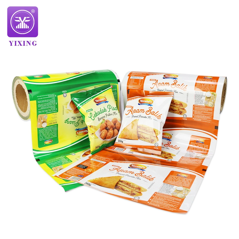 PE Pet Laminated Plastic Film Roll Bags for Sugar Fried Onion Rings