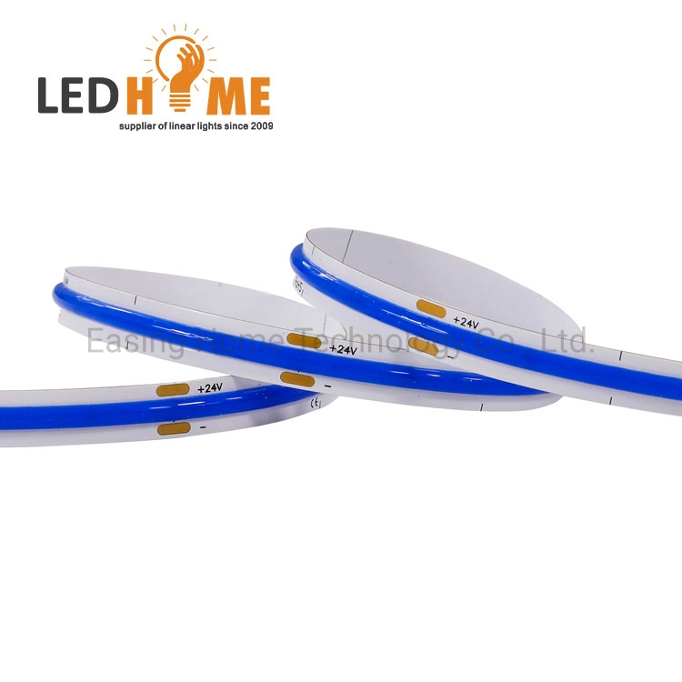 DC12V/24V 6W 10W 14W COB Bande de couleur bleu clair points linéaires de LED Gratuit