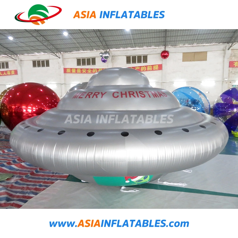 Amazing Hot Popular Inflatable Clear Transparent UFO Helium Balloon