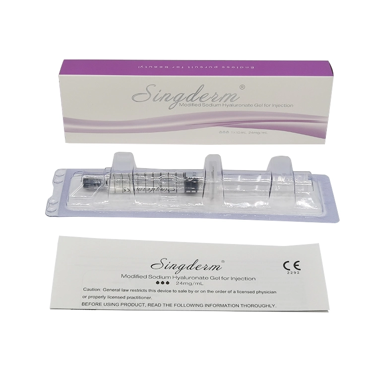 Singderm Injection d'acide hyaluronique Remplisseur dermique avec 0,3% de Lidoca! Ne Cosmetics Remplisseur esthétique pour la chirurgie plastique.