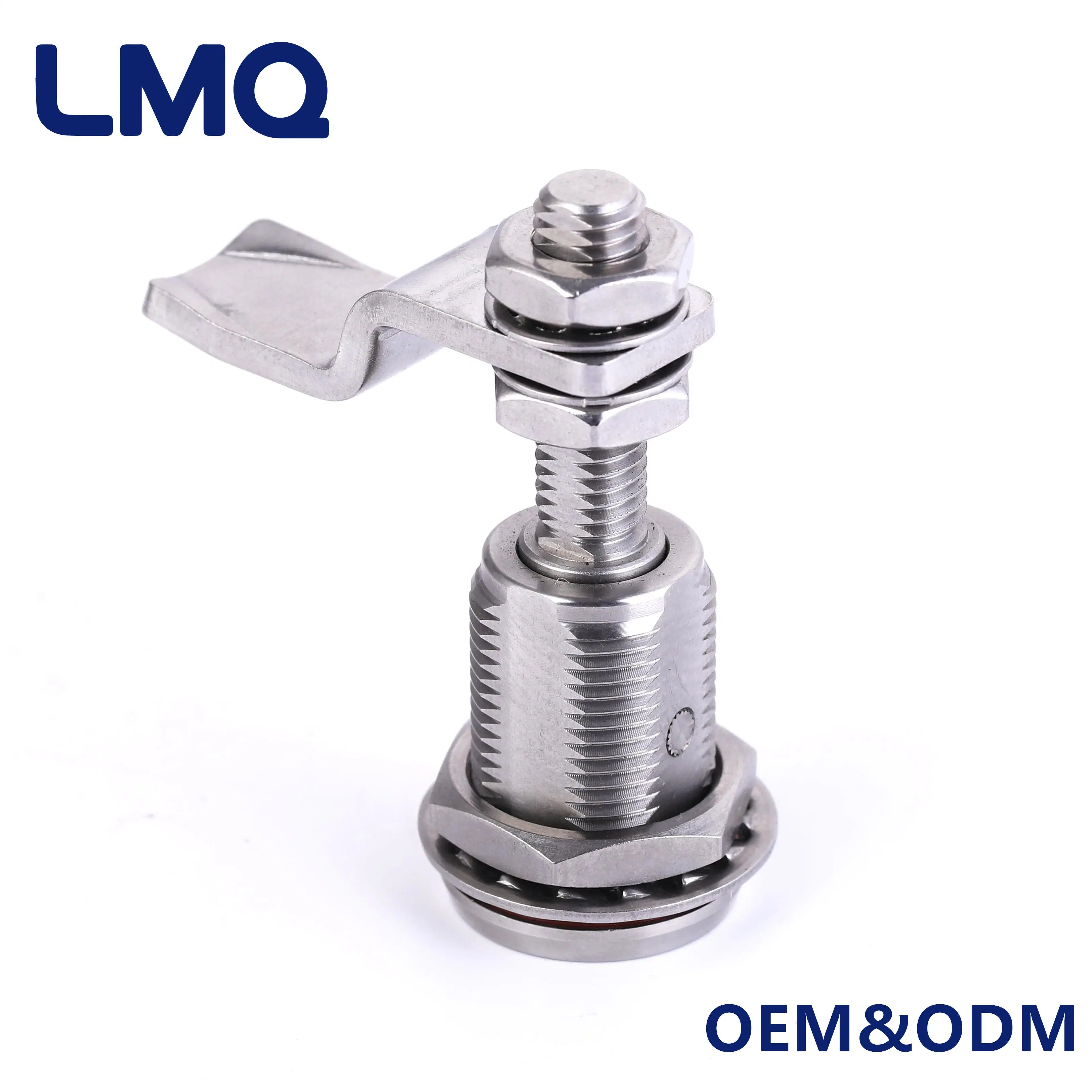 Stainless Steel Adjustable Grip Square Quarter Turn Cam Lock Railway Bus Compression Latch