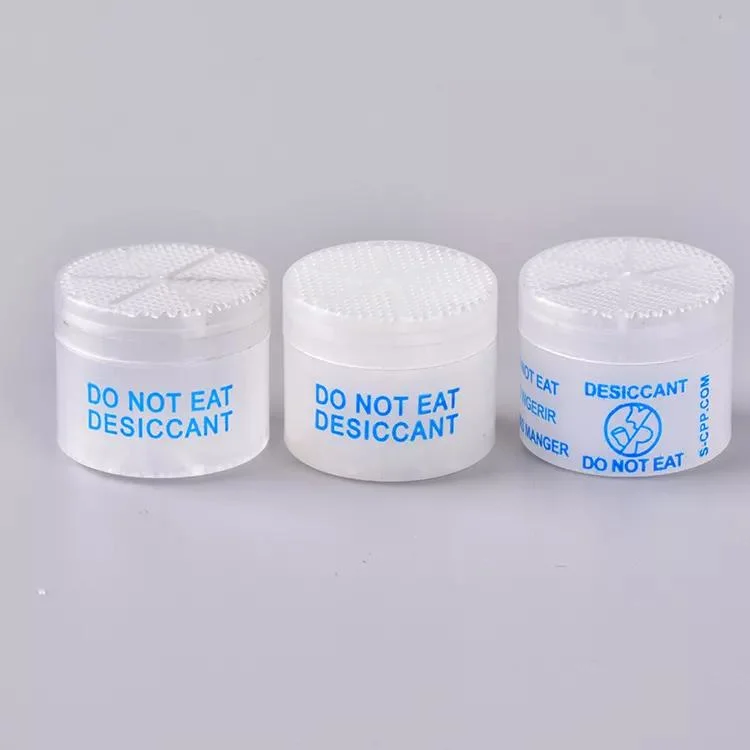 Frasco de cápsulas para atención médica Use Silica Gel Canister 1gram desecante Proveedor