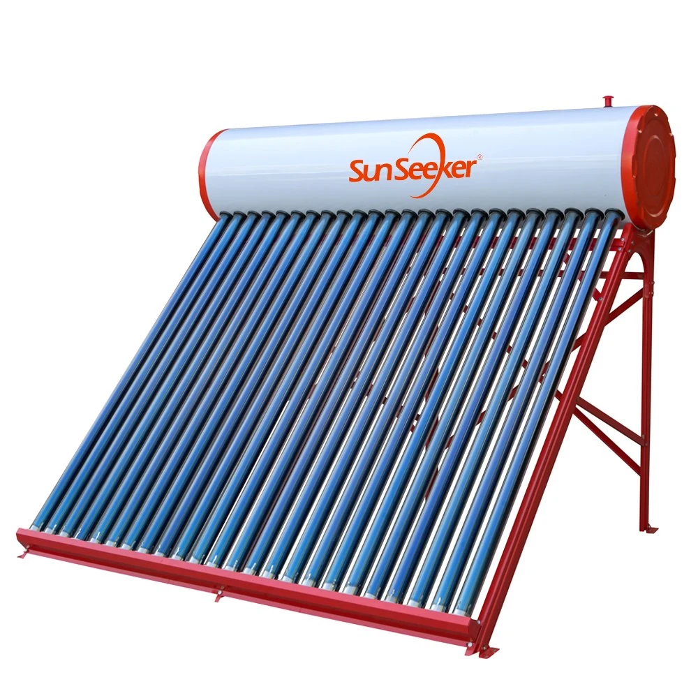 Farbe Stahl Compact drucklos Solar Water Heater für Haushalt Verwenden