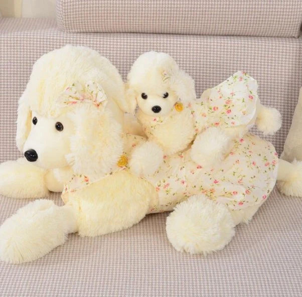 Poodle Plush Toy Simulation Dog