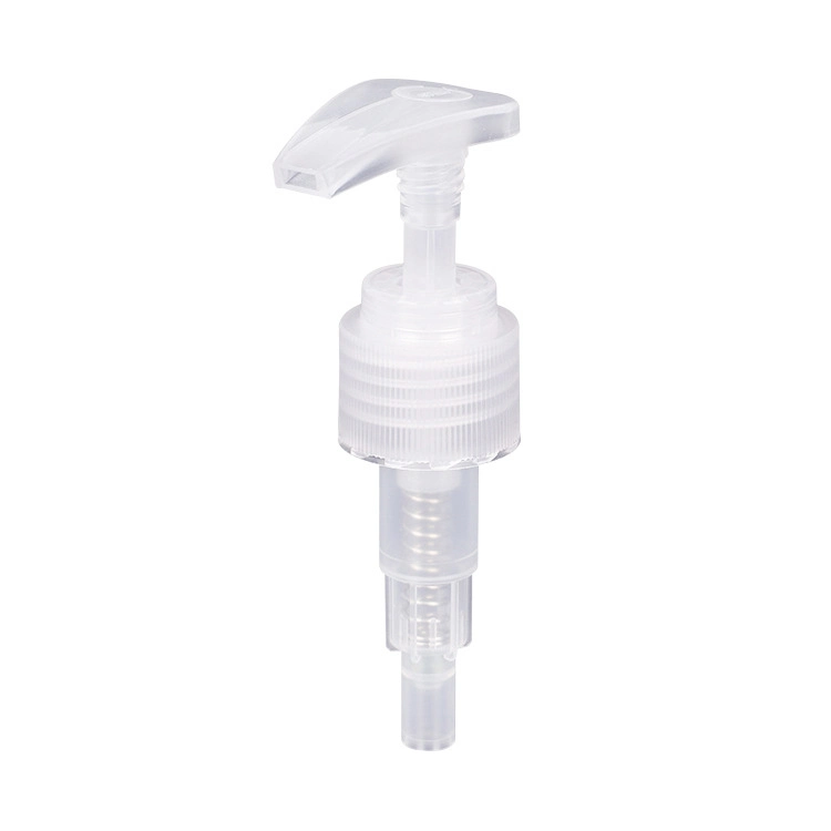 24mm 28mm Black White Transparent Plastic Cosmetic Serum Shampoo Press Pump Body Lotion Nozzle Pump Cap