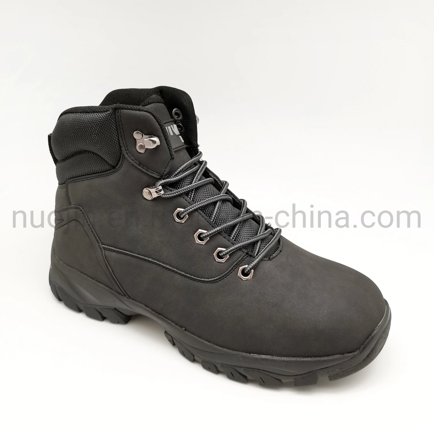 PU Leather Anti Slip Wearable Outdoor Safety Work Boot Hiking Shoes for Men