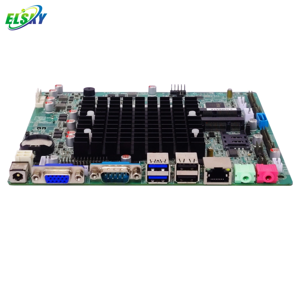 Elsky High Performance Extra-Thin Mini-Itx 170*170mm Industrial Motherboard with CPU Processor J1900 Edp Lvds VGA Em219