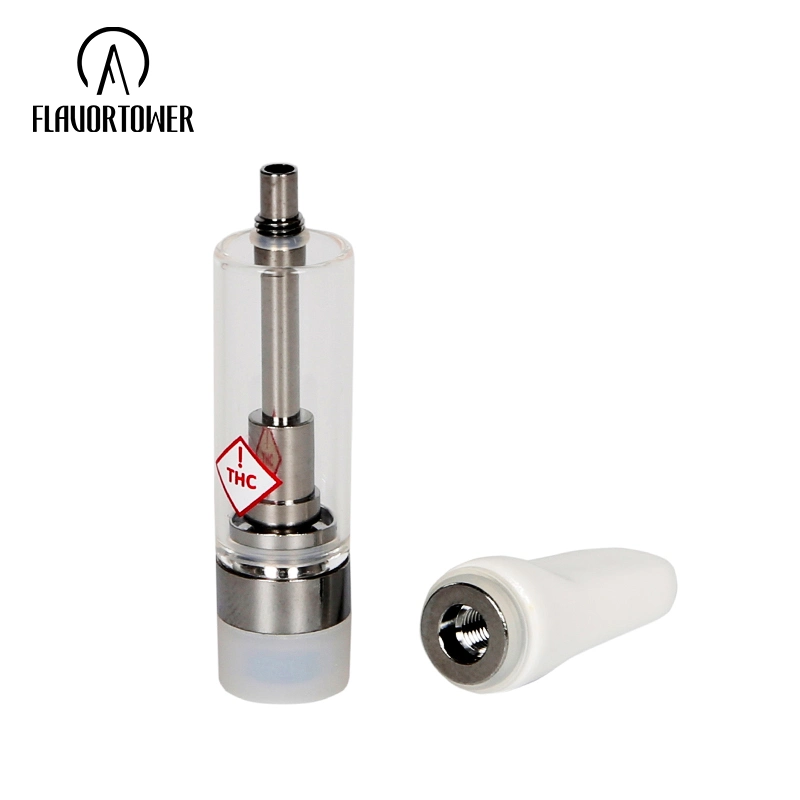 510 حز خرطوشة Skk243 ضغط في زيت Atomizer السميك سعة 0.5 مل كوب فارغ سعة 1.0 مل، لون قابل للاستخدام مرة واحدة، كرز بخزف الأبخرة