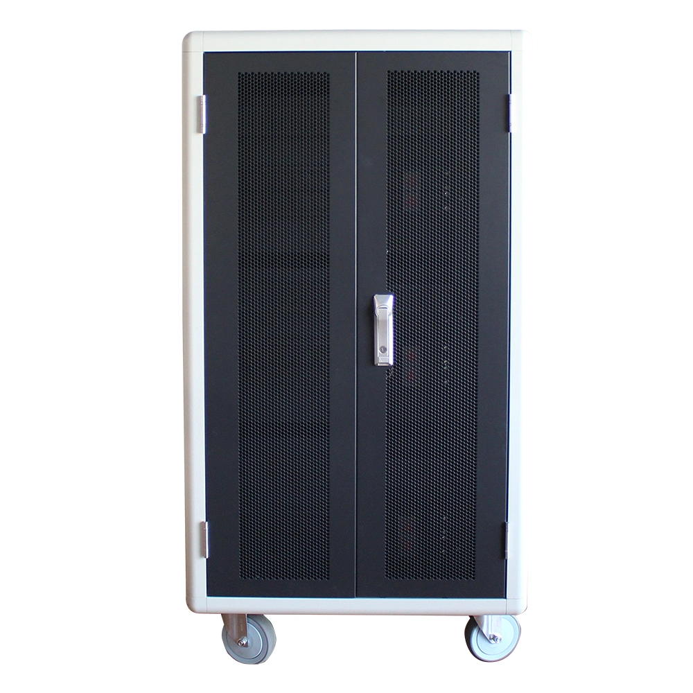 36way Intelligent Laptop Charging Cart Cabinet with Type-C Outlet and UV Ray Light