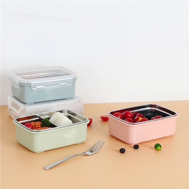 Microwave Square Non-Disposable Lunch Takeaway PP Plastic Food Box with Lid