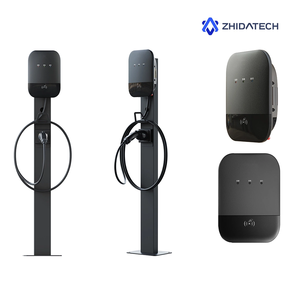 Zhida 7kw Electric Car OEM AC Charger GB/T 4G Bluetooth IP55