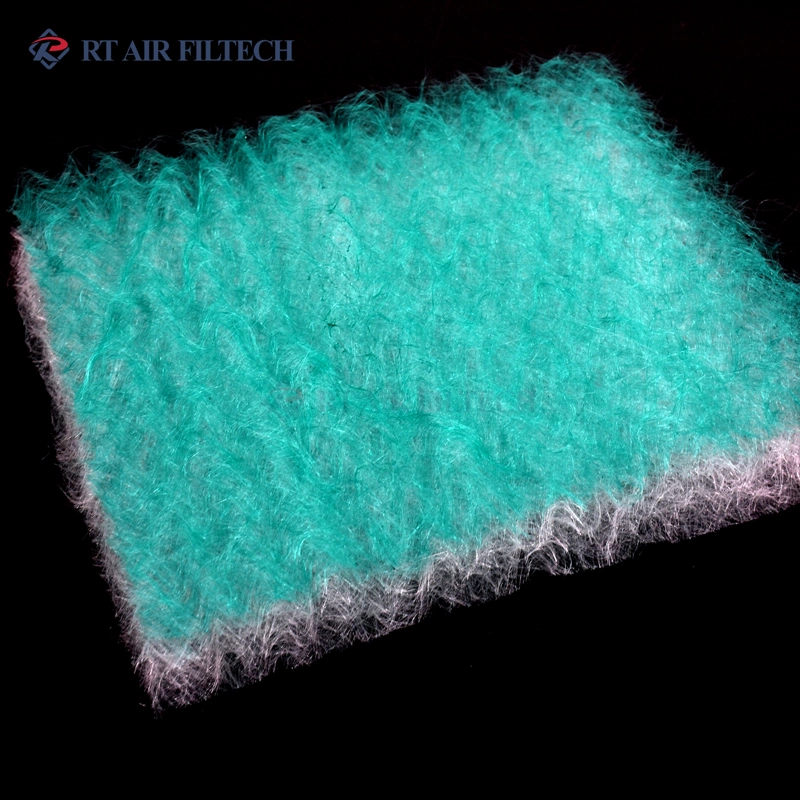 Green and White 250g Fiberglass Paint Stop Floor Filter for Spray Booth