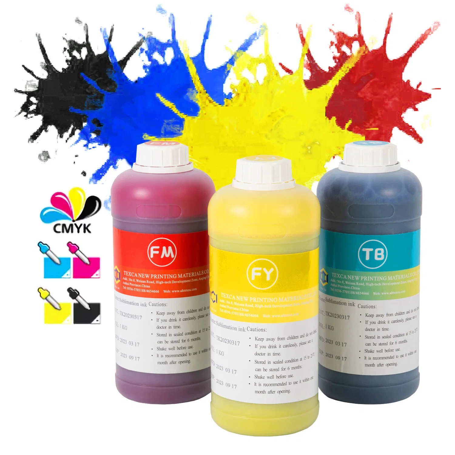 1kg Printing Inks for Epson Printer Sublimation Ink T-Shirt Polyester Textile