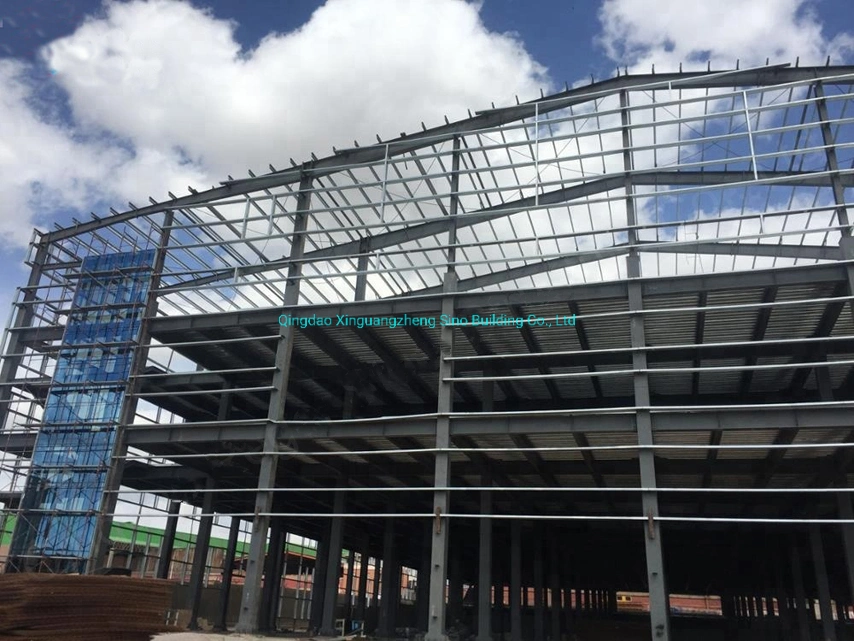 Algeria 20160 M2 Three Floor Pre Engineered Structural Steel Hangar Metal Frame Steel Structure Workshop