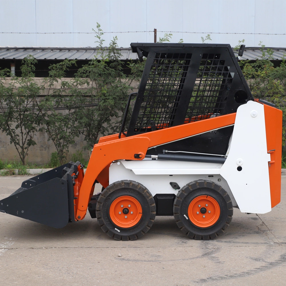 Multifunctional CE EPA Home Farm Garden Gasoline Diesel Mini Small Micro Compact Skid Steer Loader for Sale