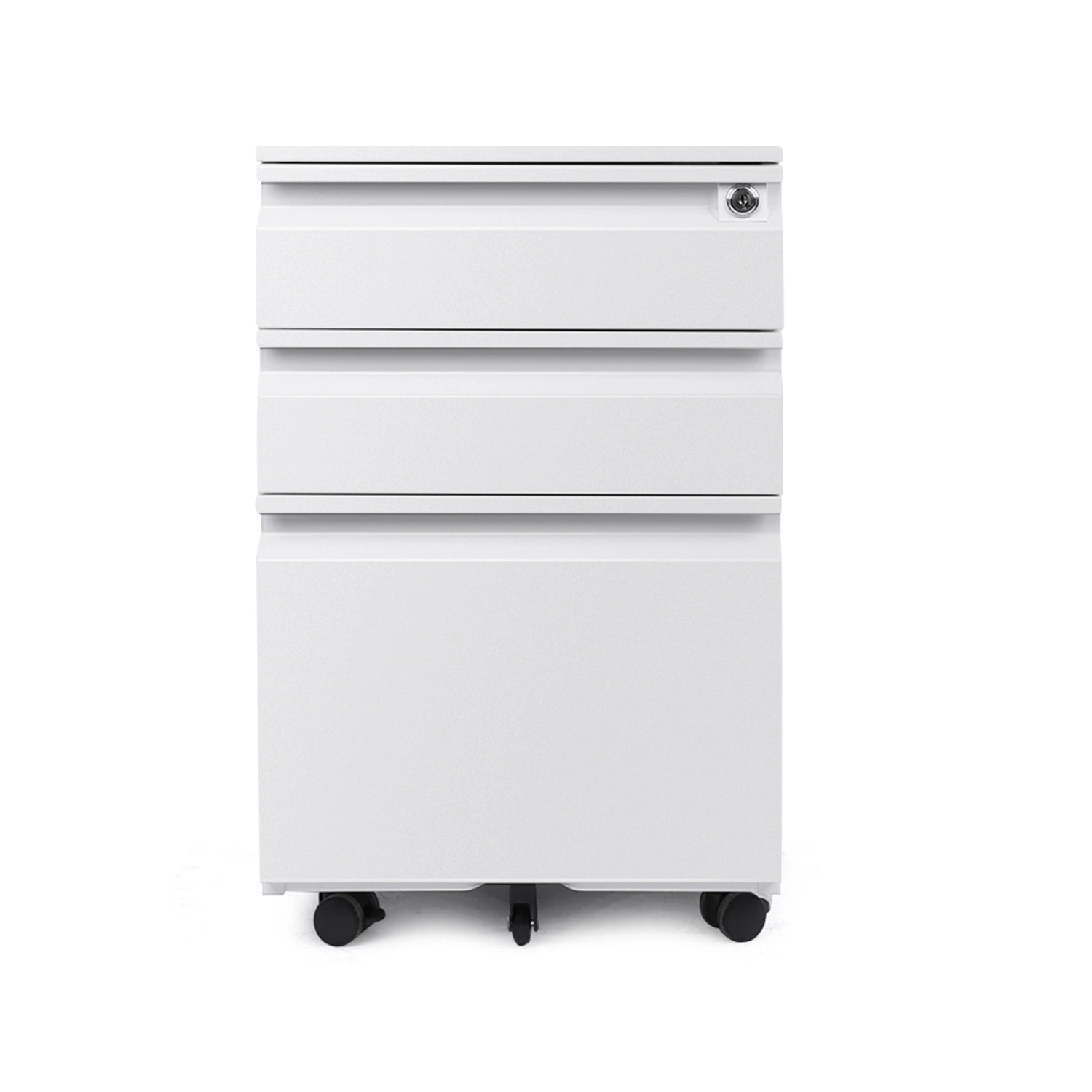 Commercial Metal Office Furniture 3 Drawer Steel Pedestal Mobile Movable Filing Storage Cabinet