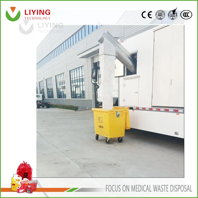 Mobile Vehicle Microwave Treatment Equipment System for Hospital Medical Waste