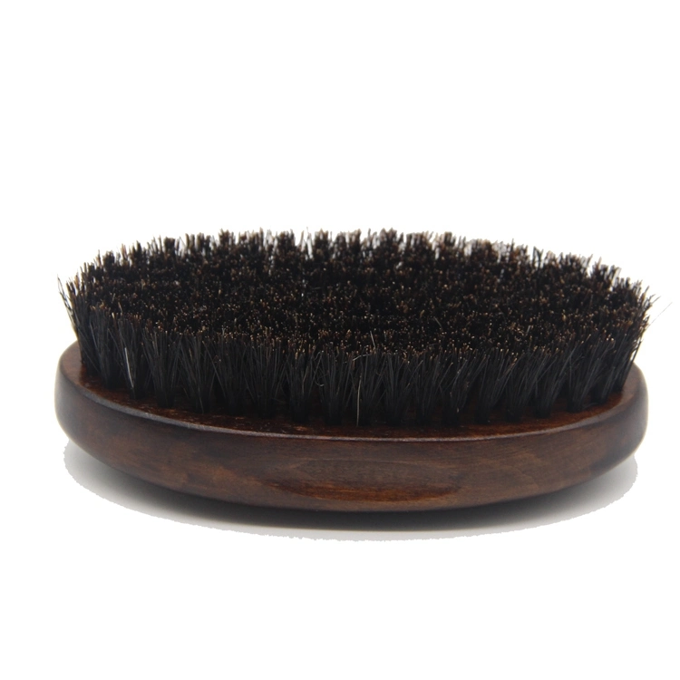 Top vendre Antique Restauration de couleur naturelle brosse à bristle animaux en bois Brosse barbe pour hommes