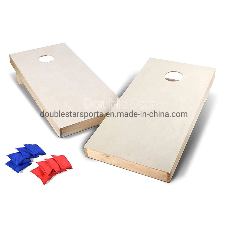 Wooden Cornhole Sandbag Board Game Set