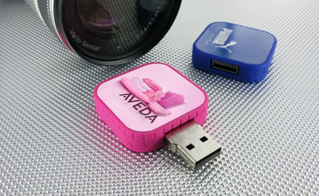 Swivel Rotational 8GB 16GB 32GB USB Flash Stick Square Sliding USB Disk